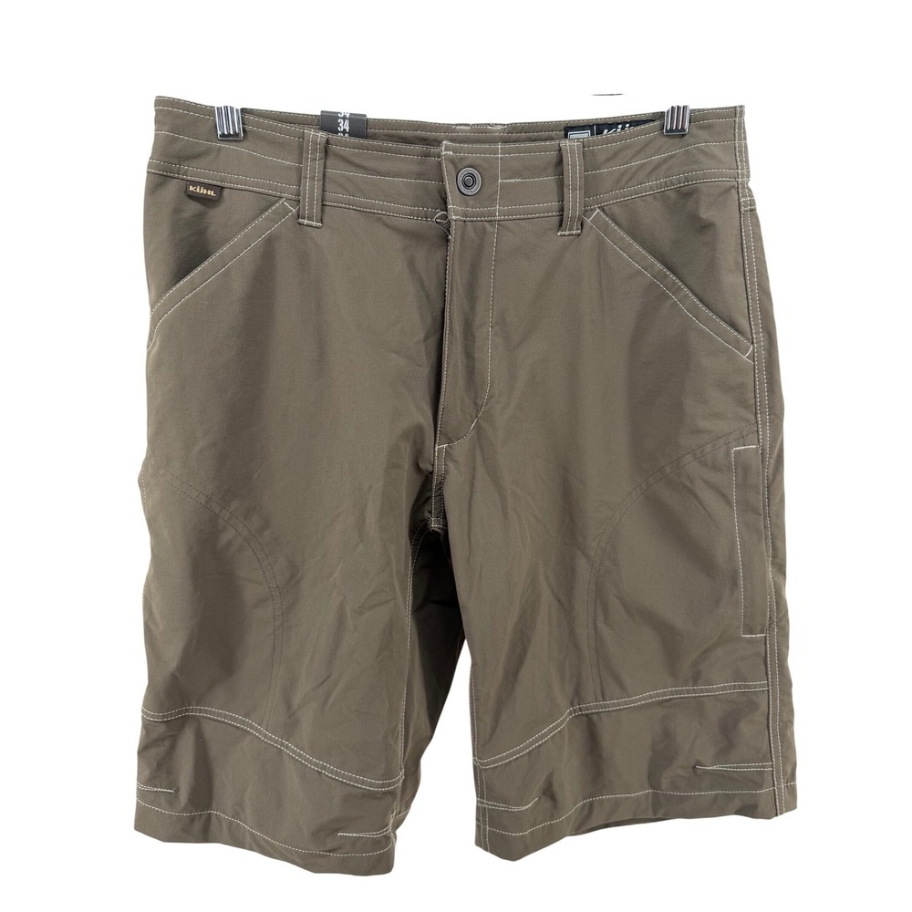 Kuhl Renegade Shorts Mens 34 Breen Brown Hiking Outdoor Cargo 5021-BRE-MN NWT
